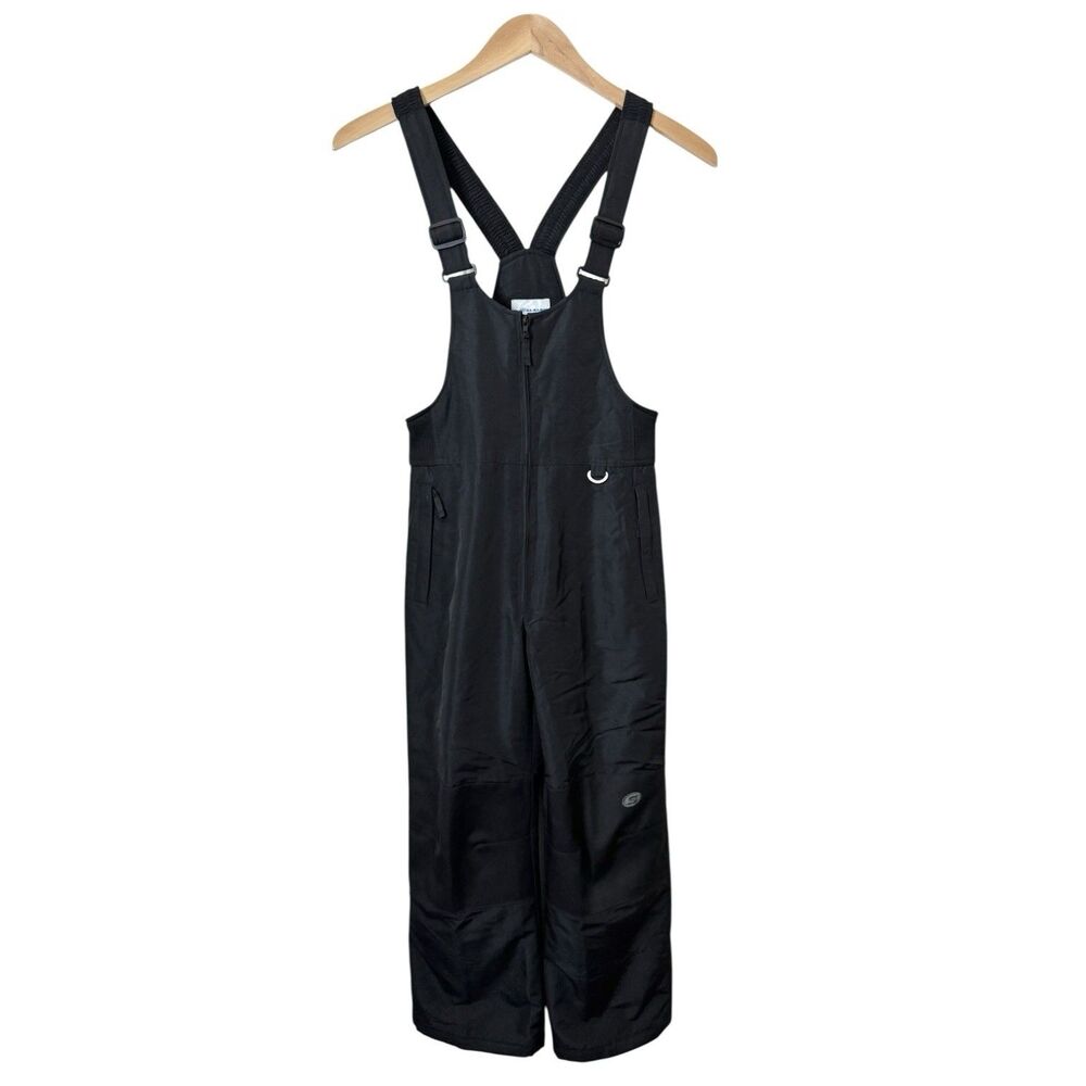 Slalom Kids Youth Size Medium Insulated Ski Snow Bib Overalls Black